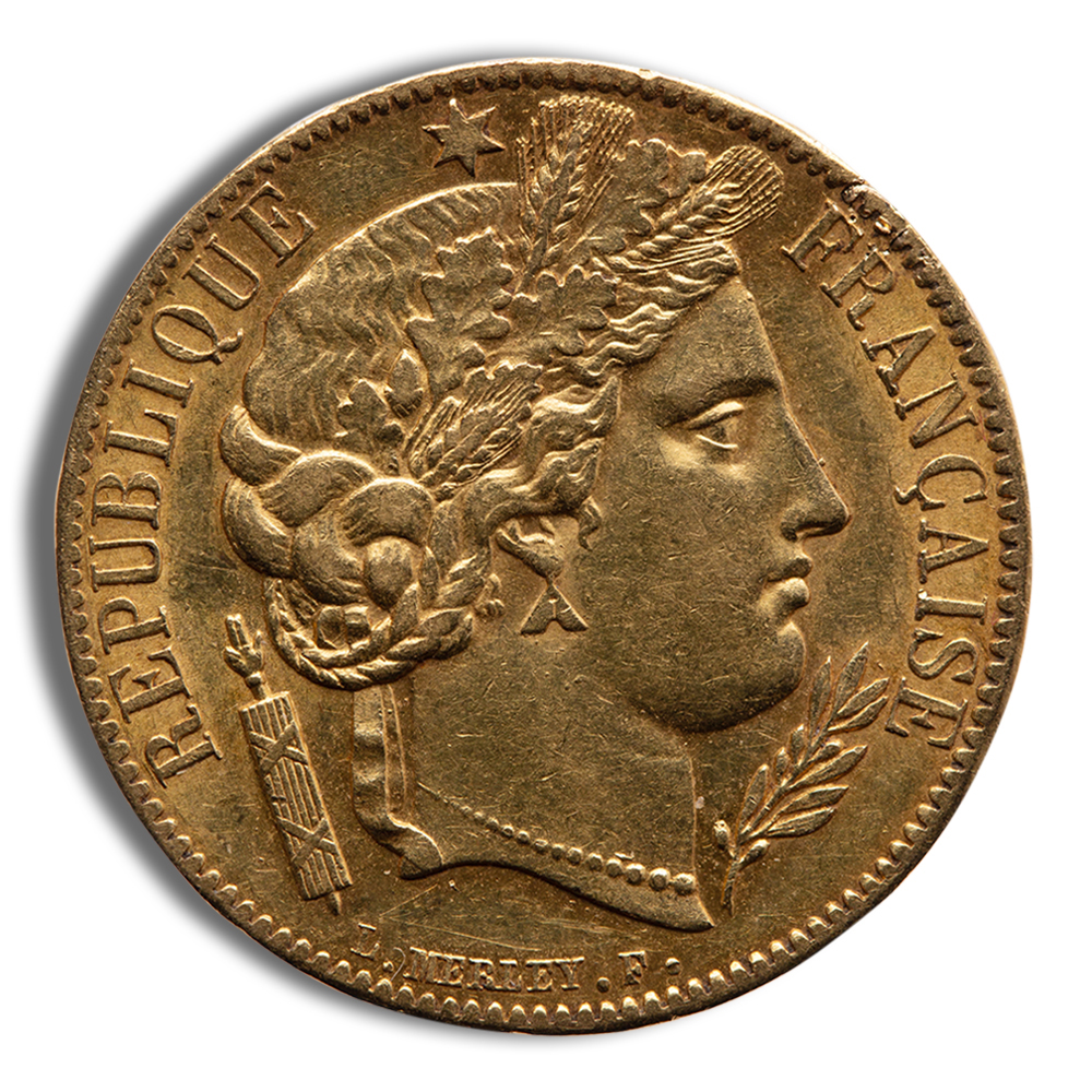 France Gold 20 Francs – Ceres (1849-1851)