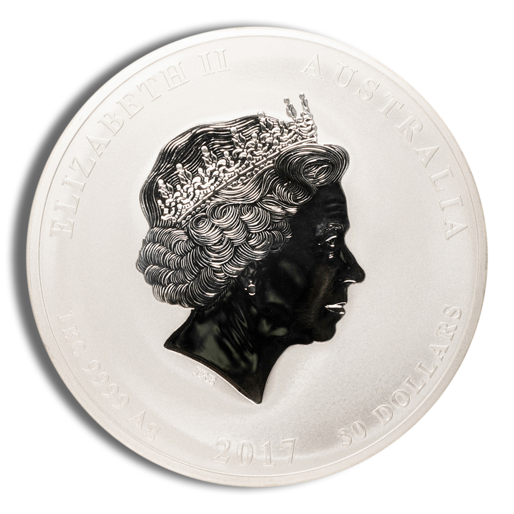 2017 Kilo Australia Silver Lunar Rooster BU - Series II