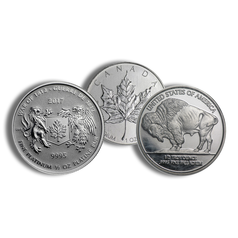 1/2 oz Palladium Various Coin/Round - .999+