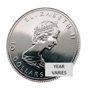 Platinum Maple Leaf – 1/4 oz (Year Varies)