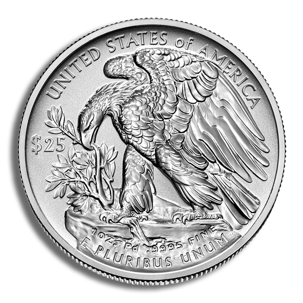 2022-W 1 oz Reverse Proof Palladium Eagle (w/Box & COA)