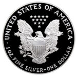 2002-W Proof Silver Eagle with Box & COA