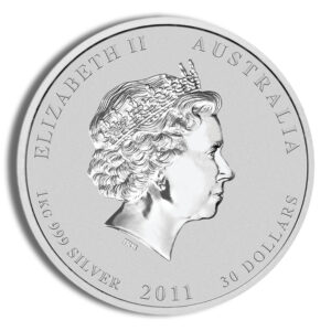2011 Kilo Australia Silver Lunar Rabbit BU – Series II