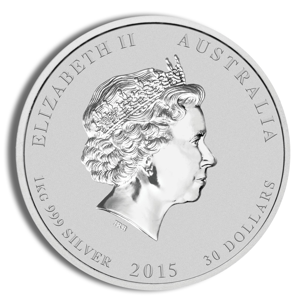2015 Kilo Australia Silver Lunar Goat BU - Series II