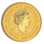 2023 10 oz Australia Gold Lunar Rabbit BU – Series III product image