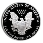 1997-P Proof Silver Eagle with Box & COA