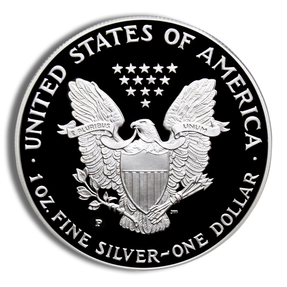 1997-P Proof Silver Eagle with Box & COA