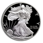 1998-P Proof Silver Eagle with Box & COA