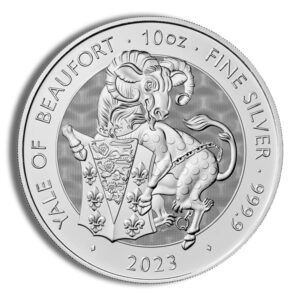 2023 10 oz Silver Great Britain Tudor Beasts – Yale of Beaufort