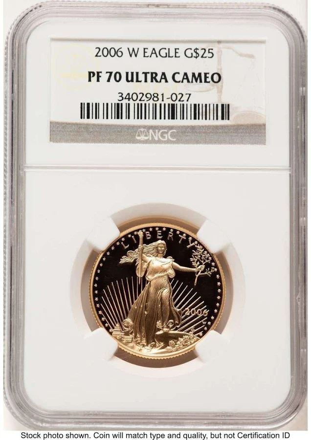 2006-W 1/2 oz Proof Gold Eagle $25