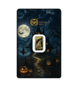 2026 Germania Mint Halloween 1/100 oz Gold Bar