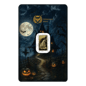 2026 Germania Mint Halloween 1/100 oz Gold Bar
