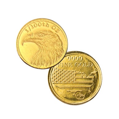 100th oz gold round eagle
