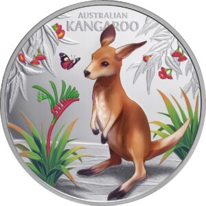 2027 Niue Baby Kangaroo 1 oz Silver Coin (1,000 Mintage)