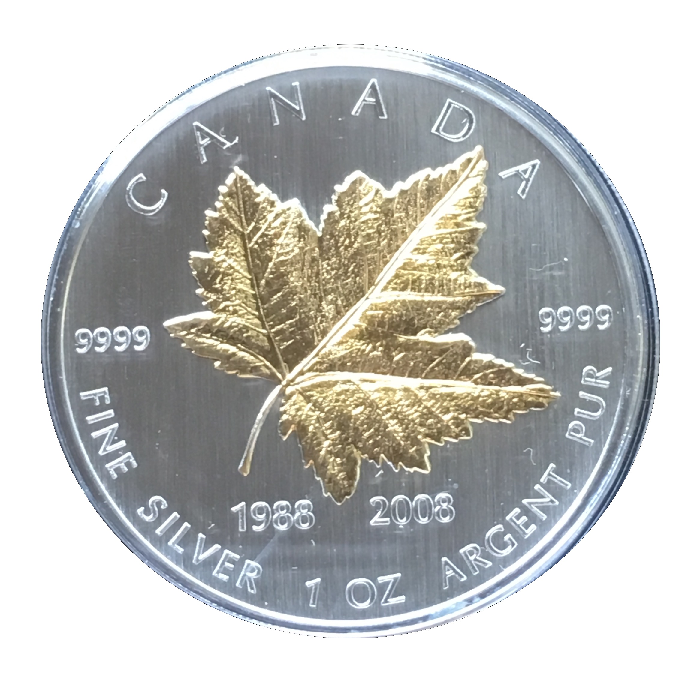 Historical Silver Maple Leaf reverse type reference