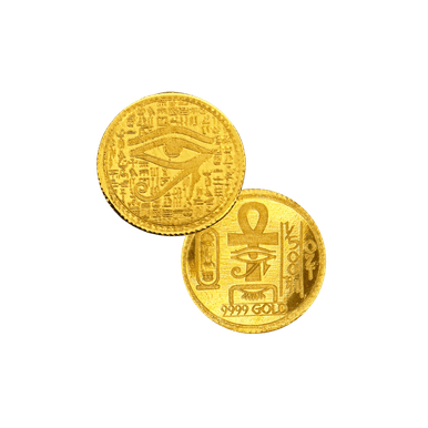 1/500 oz .9999 Fine Gold Round - Monarch - Egyptian Eye of Ra (Sealed in Capsule)