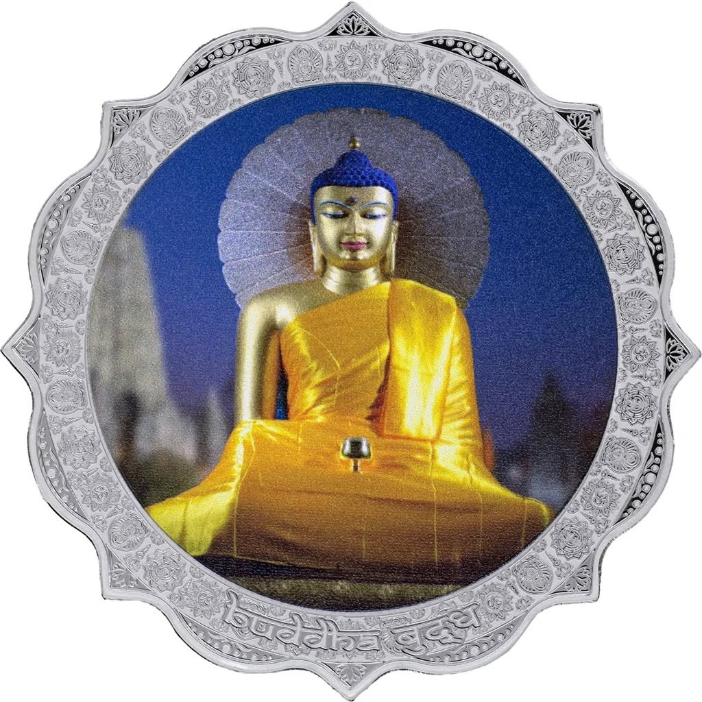 2026 Cameroon Bodhi Gaya Buddha 1 oz Silver Coin