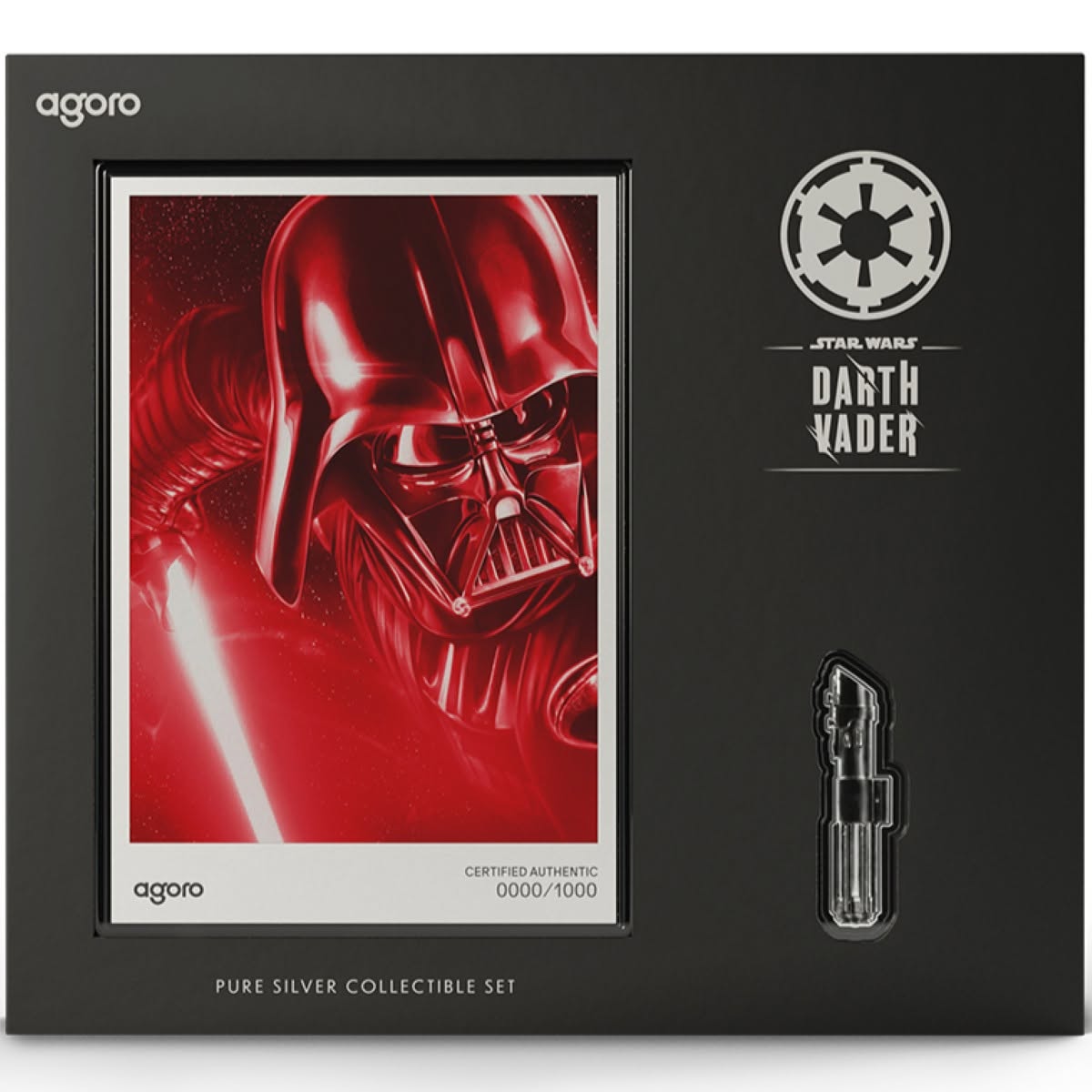 2026 Niue Star Wars Darth Vader 1/2 oz silver coin and foil set