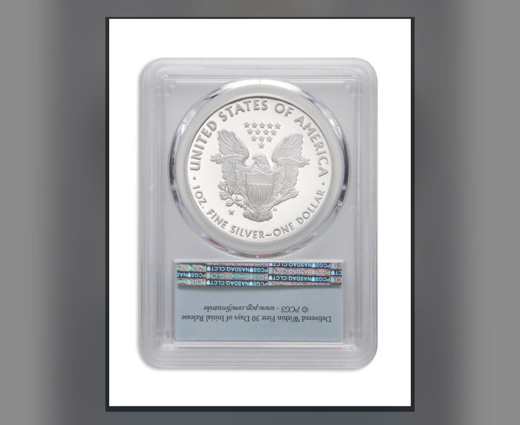 PCGS graded silver coin in slab - Ultrabreaks mystery pack