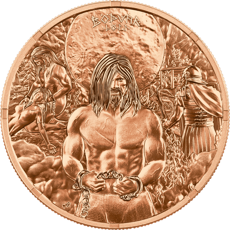 2026 Germania The Bodvar Saga: Loss BU 1 oz Copper Coin