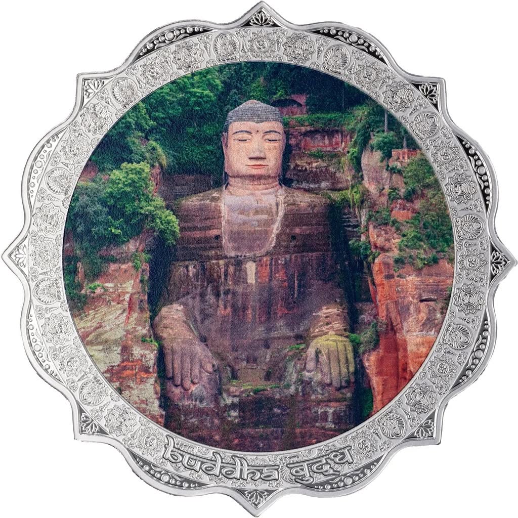 2026 Cameroon Leshan Buddha 1 oz Silver Coin