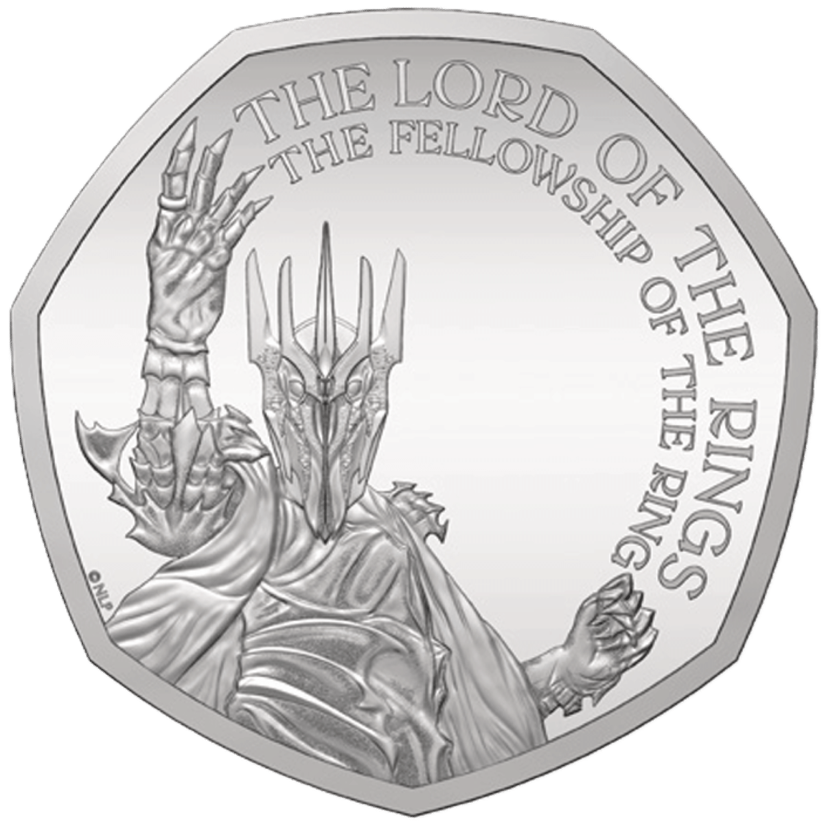 2026 United Kingdom Lord of the Rings: The Fellowship of the Ring - Sauron 8 Gram .925 Silver Proof Colorized Coin
