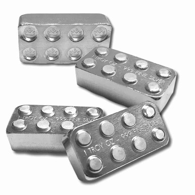 Monarch 1 oz silver Building Blocks