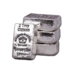 Monarch 2 oz poured silver bars