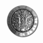 Monarch 1 oz silver Zodiac round - Gemini