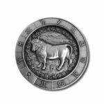 Monarch 1 oz silver Zodiac round - Taurus