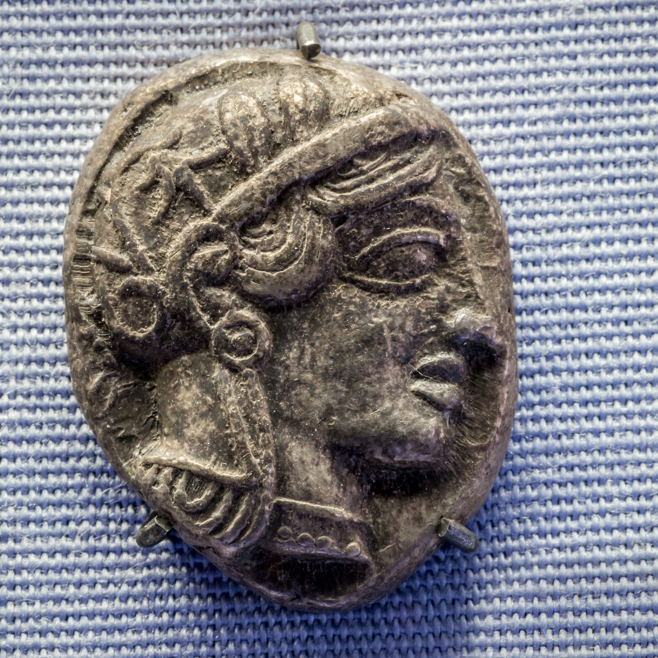 Athenian owl tetradrachm 454-404 BC, obverse and reverse