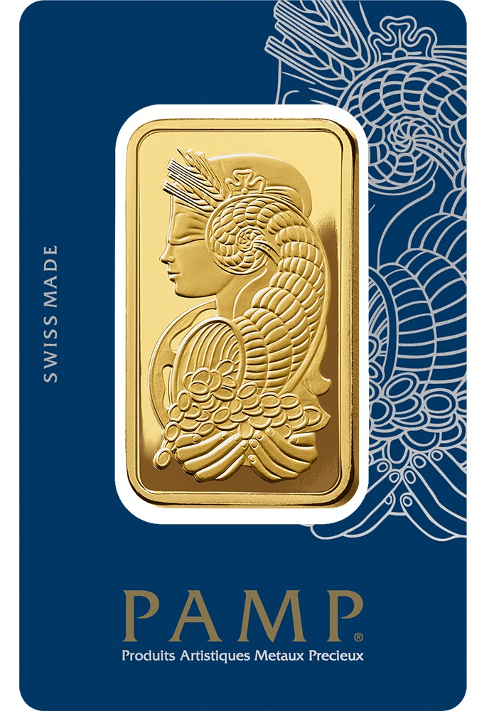 PAMP Fortuna 100 gram gold bar