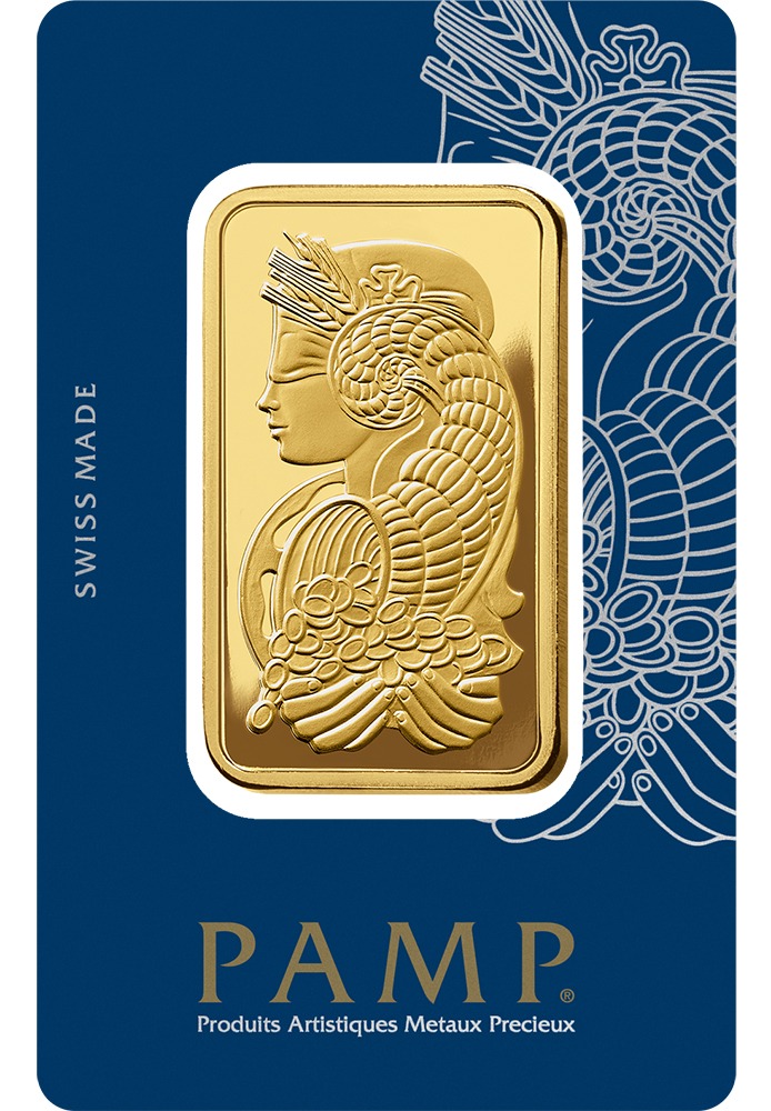 PAMP Fortuna 50 gram gold bar