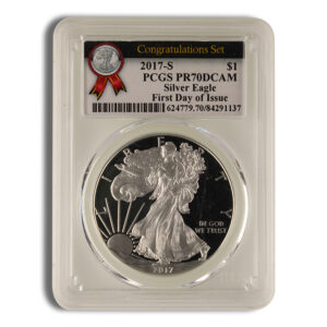 2017-S Proof Silver Eagle PCGS PR70 First Strike