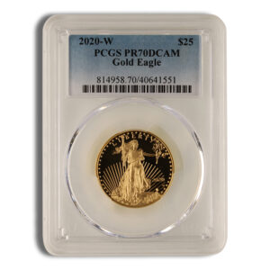 2022-W 1/2 oz Proof Gold Eagle $25 PCGS PR70
