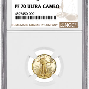 2024-W 1/10 oz Proof Gold Eagle $5 NGC PF70