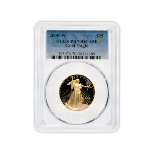 2008-W 1/2 oz Proof Gold Eagle $25 PCGS PR70