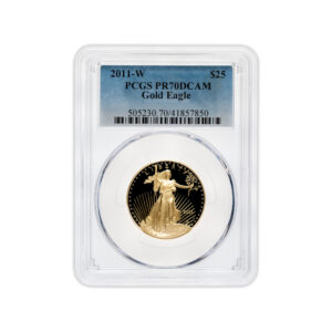 2011-W 1/2 oz Proof Gold Eagle $25 PCGS PR70