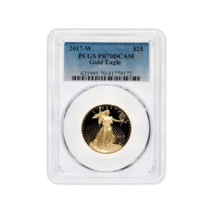 2017-W 1/2 oz Proof Gold Eagle $25 PCGS PR70