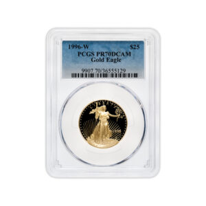 1996-W 1/2 oz Proof Gold Eagle $25 PCGS PR70