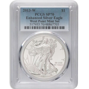 2013-W Enhanced Silver Eagle PCGS SP70