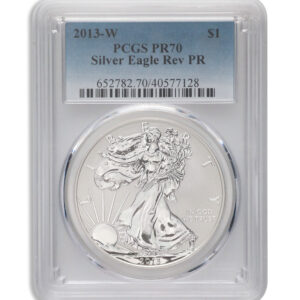2013-W Reverse Proof Silver Eagle PCGS PR70