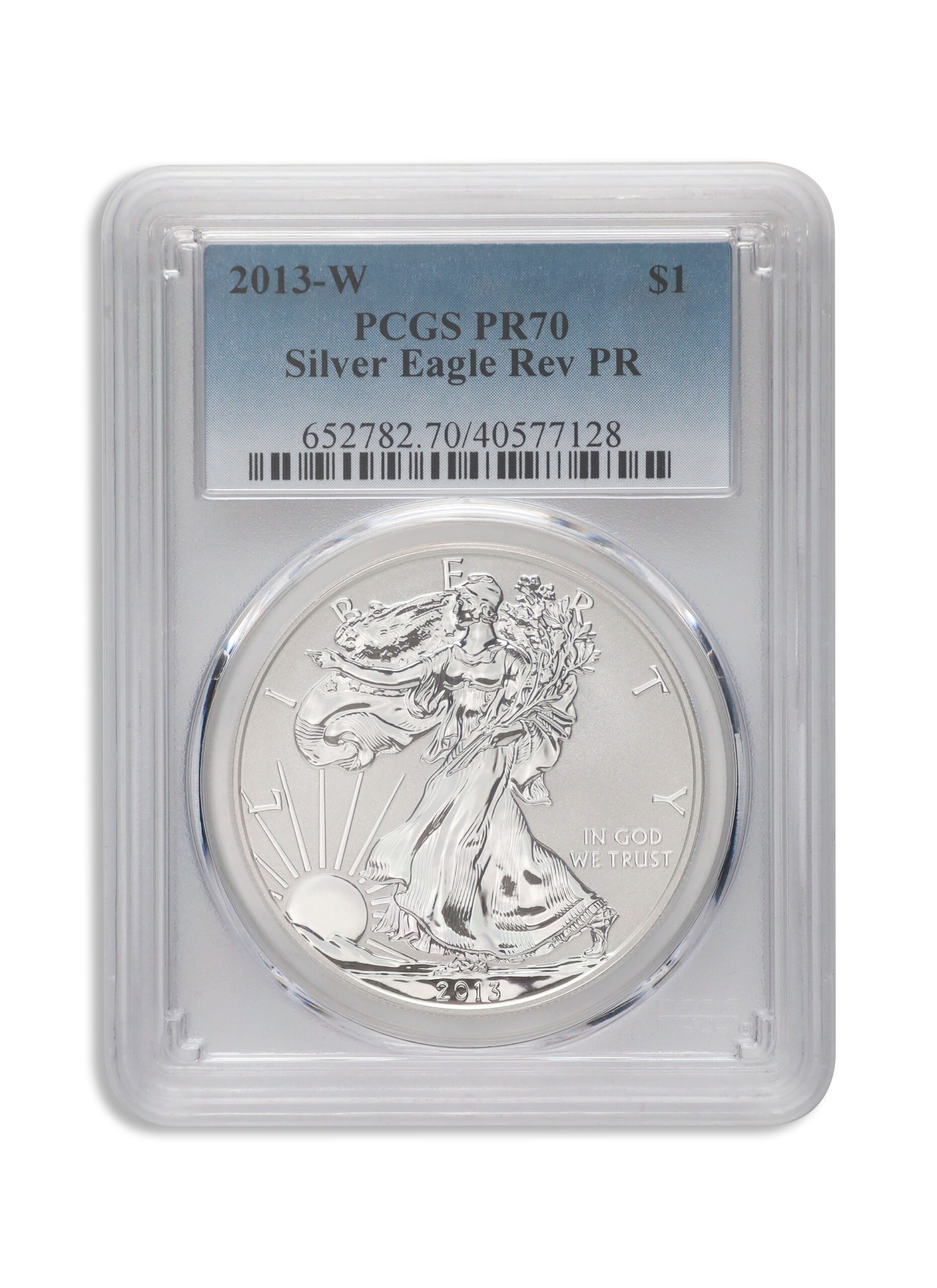2013-W Reverse Proof Silver Eagle PCGS PR70