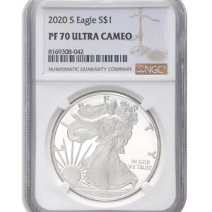 2020-S Proof Silver Eagle NGC PF70