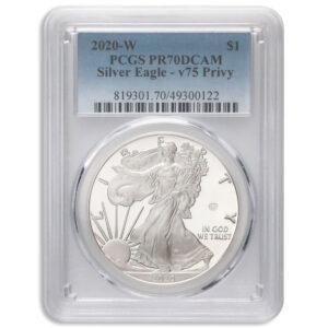 2020-P V75 Privy Proof Silver Eagle PCGS PR70