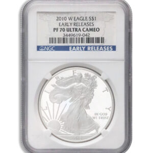 2010-W Proof Silver Eagle NGC PF70 Early Releases