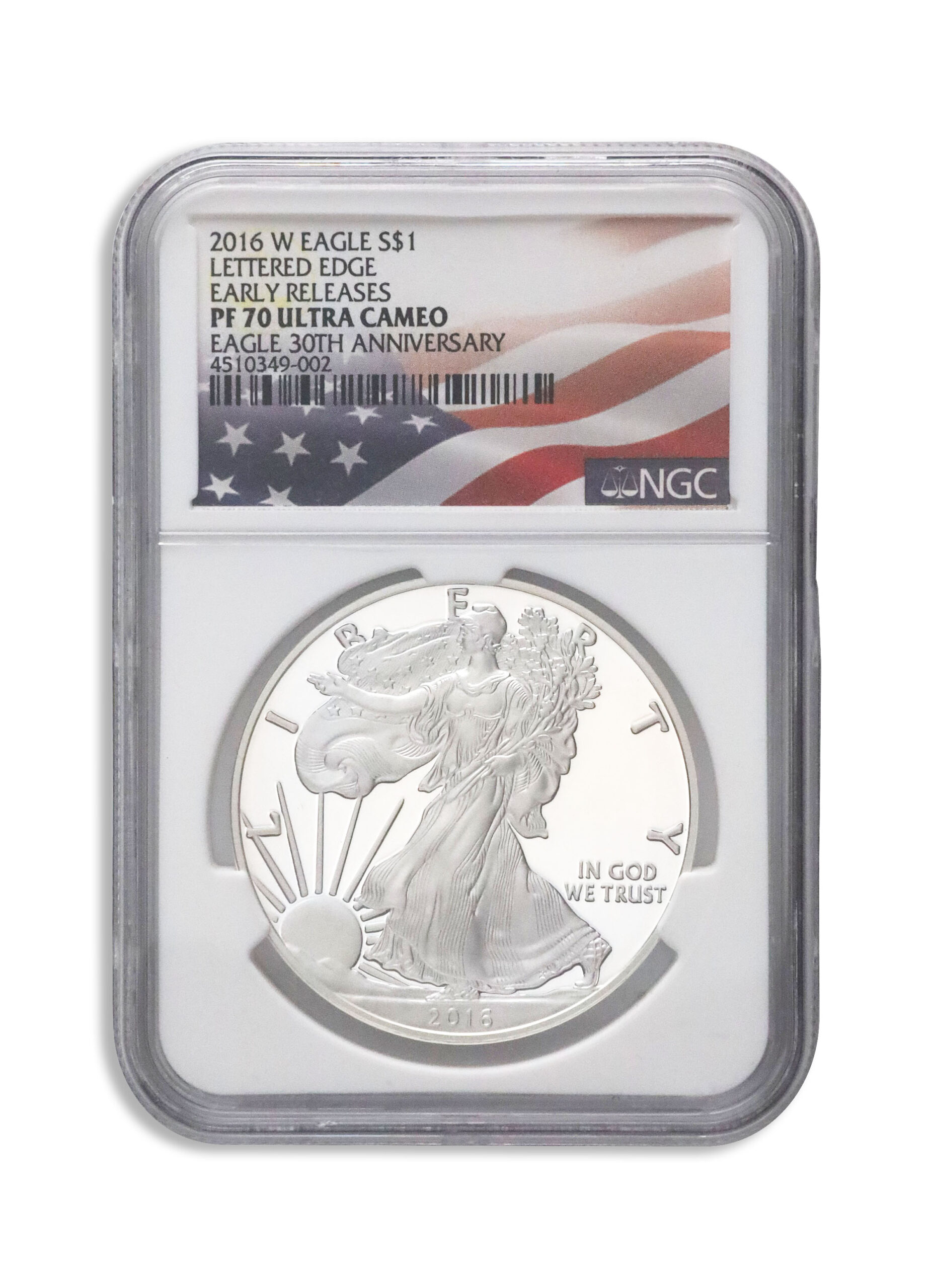 2016-W Proof Silver Eagle NGC PF70 Early Releases