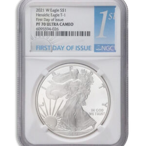 2021-W Proof Silver Eagle NGC PF70 Early Releases – Type 1