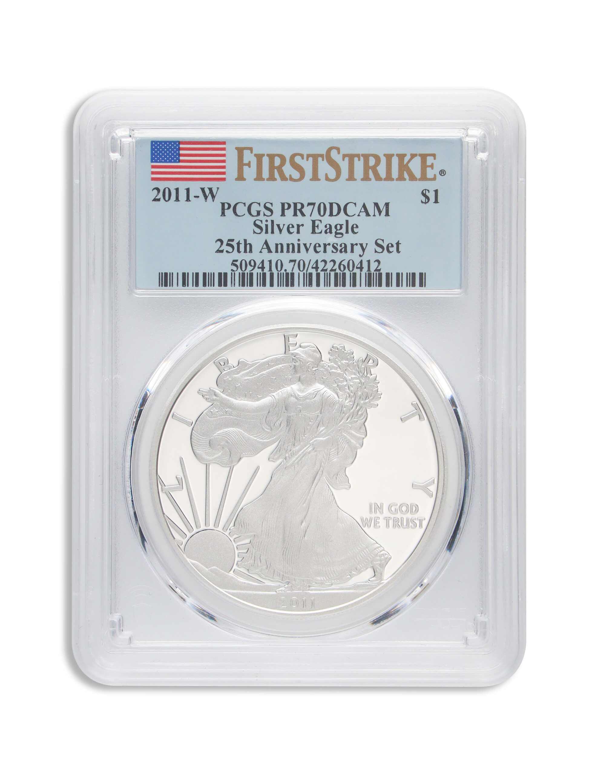 2011-W Proof Silver Eagle PCGS PR70 First Strike