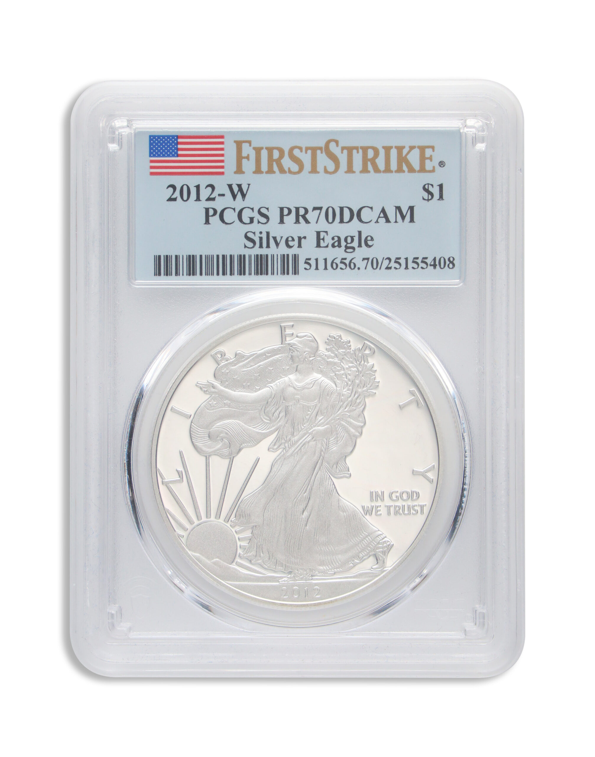 2012-W Proof Silver Eagle PCGS PR70 First Strike